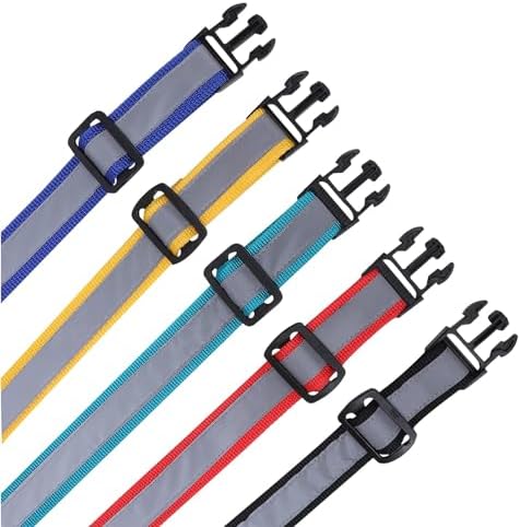 Premium Reflective Safety Dog Collar | Adjustable Nylon Collar for Dogs