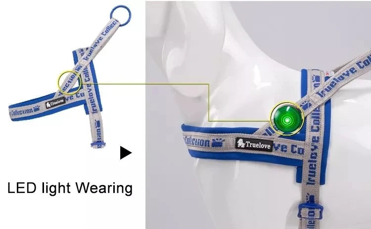 TRUELOVE® No-Pull Neoprene Dog Harness – Padded, Reflective & Escape-Proof