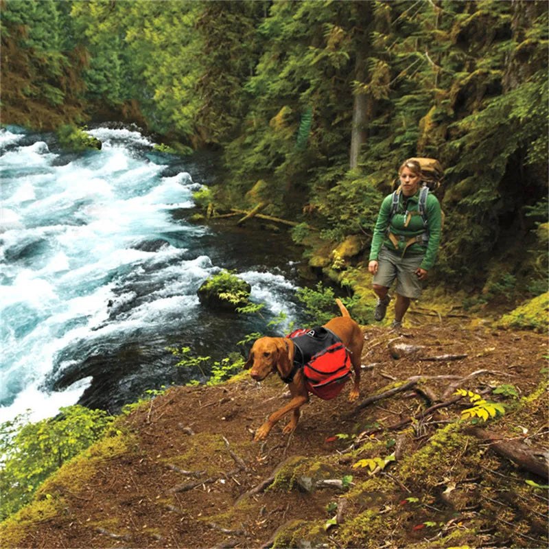 TRUELOVE® Waterproof Dog Backpack Harness – Detachable Carrier for Hiking & Travel