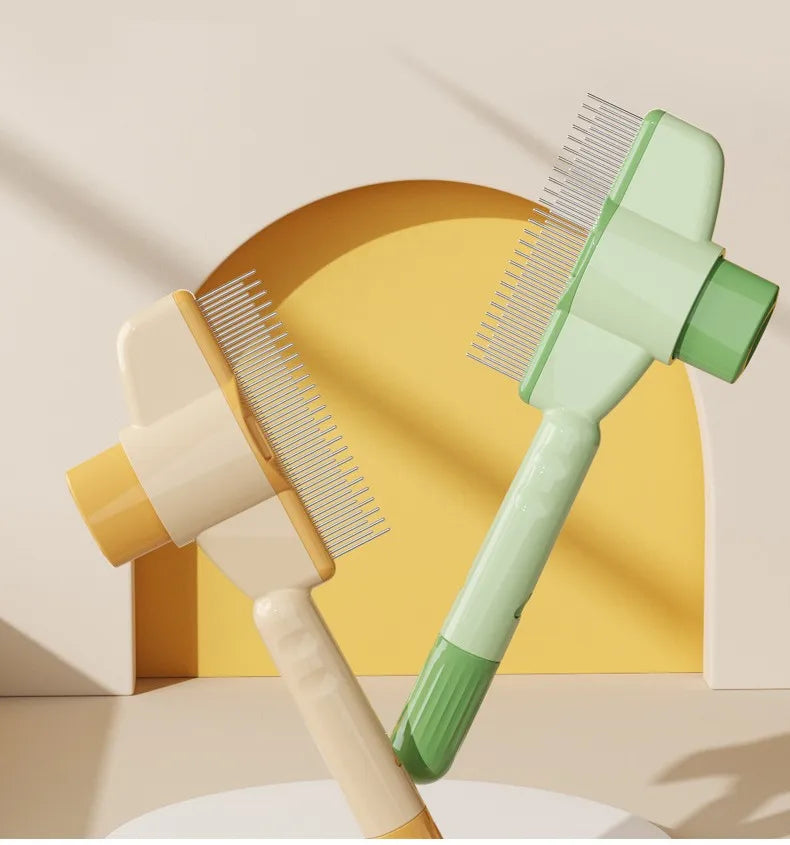 Self-Cleaning Pet Grooming Brush – One-Click Hair Release, Massage & Deshedding for Dogs & Cats