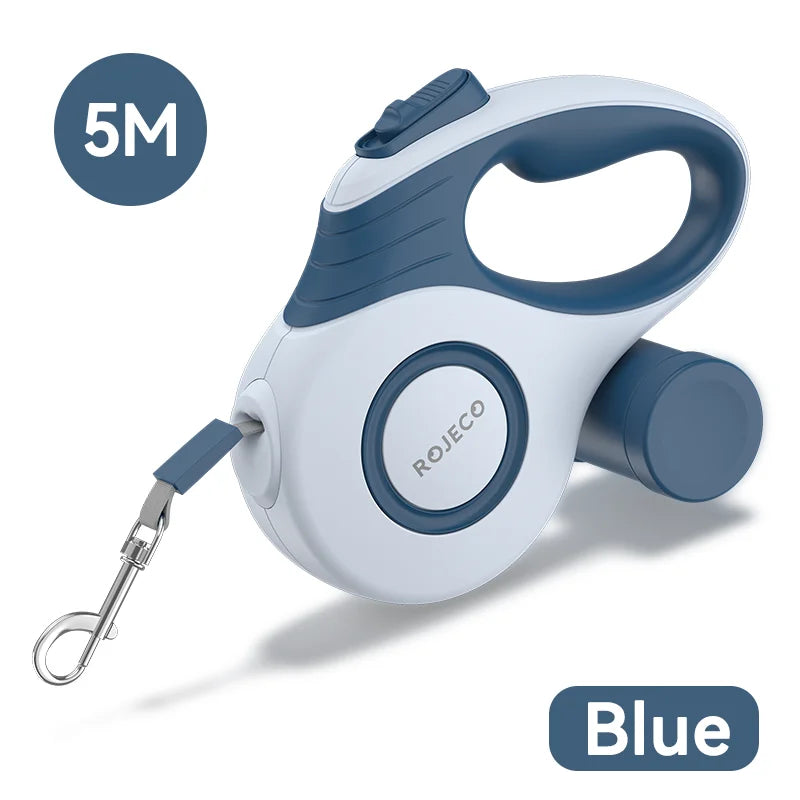 Retractable Dog Leash with Lock – Smooth Extendable Control for Daily Walks