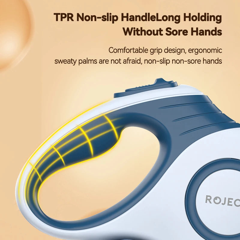 Retractable Dog Leash with Lock – Smooth Extendable Control for Daily Walks