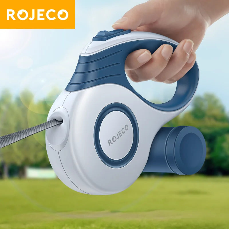 Retractable Dog Leash with Lock – Smooth Extendable Control for Daily Walks