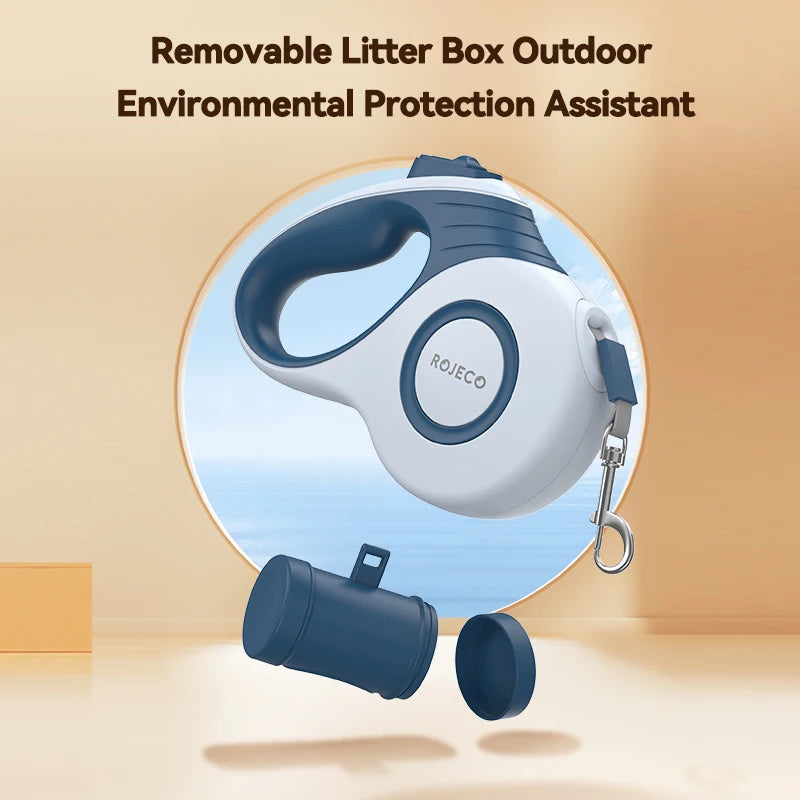 Retractable Dog Leash with Lock – Smooth Extendable Control for Daily Walks