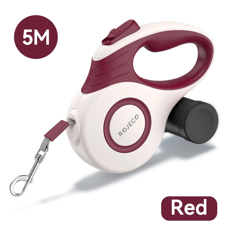 Retractable Dog Leash with Lock – Smooth Extendable Control for Daily Walks