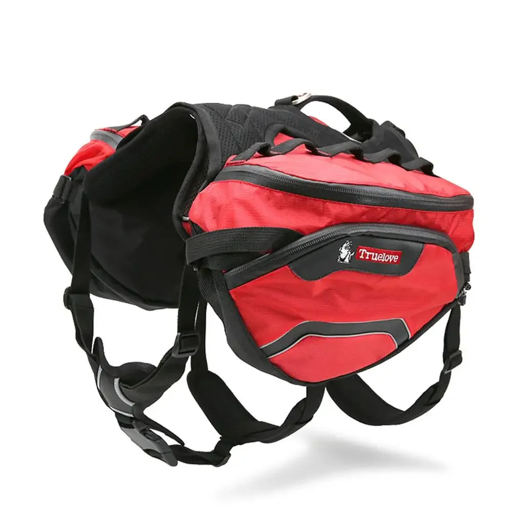 TRUELOVE® Waterproof Dog Backpack Harness – Detachable Carrier for Hiking & Travel