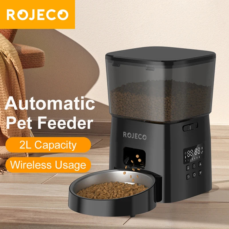Automatic Pet Food Dispenser – One-Touch Smart Feeder for Cats & Dogs