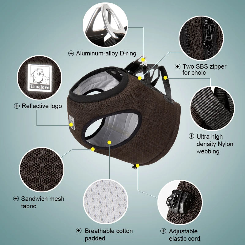 Dog Car Safety Harness Vest – Adjustable, Breathable & Crash-Secure Travel Harness