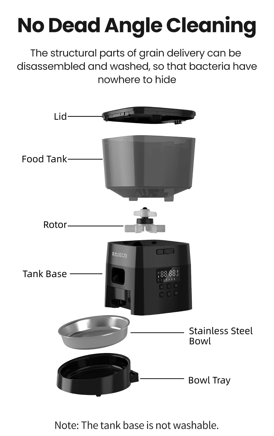 Automatic Pet Food Dispenser – One-Touch Smart Feeder for Cats & Dogs