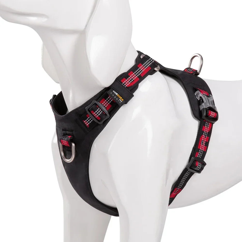 Ultra-Light Reflective Dog Harness – Waterproof, Escape-Proof & Durable for Small to Large Dogs