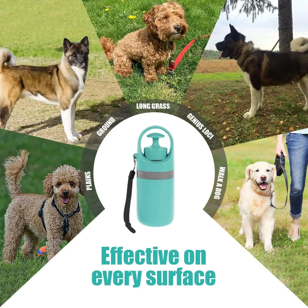 Hands-Free Portable Dog Pooper Scooper with Built-In Bag Dispenser – No-Touch Pet Waste Grabber for Outdoor Walks
