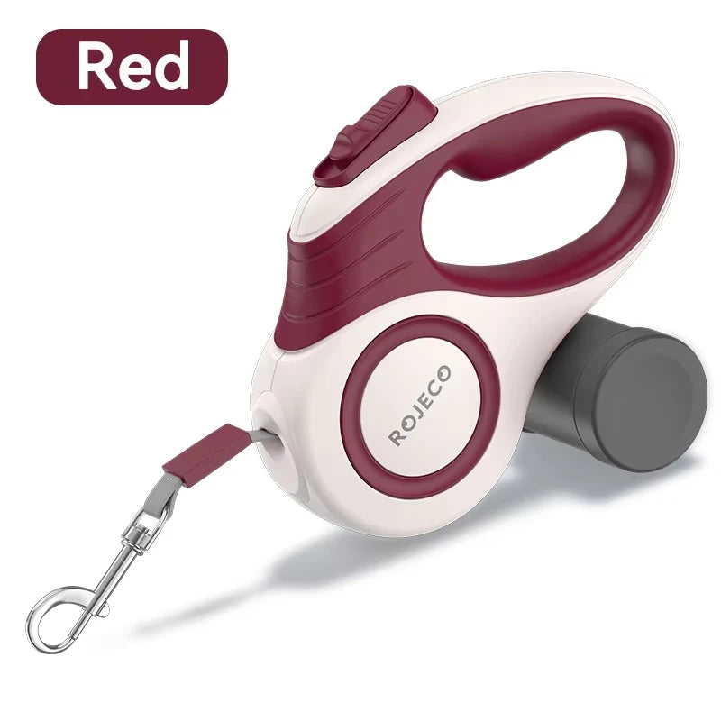 Retractable Dog Leash with Lock – Smooth Extendable Control for Daily Walks