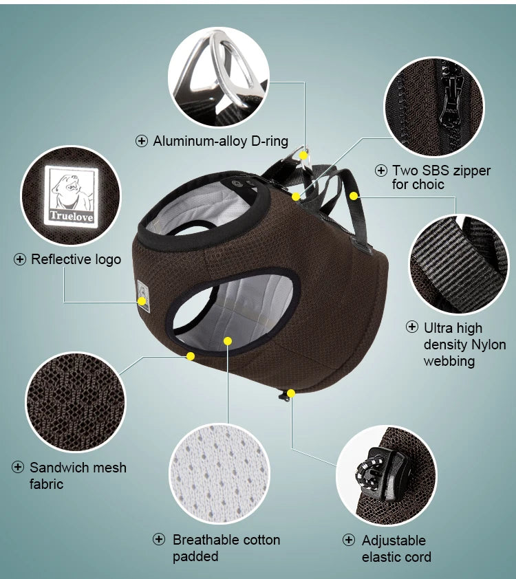 Dog Car Safety Harness Vest – Adjustable, Breathable & Crash-Secure Travel Harness