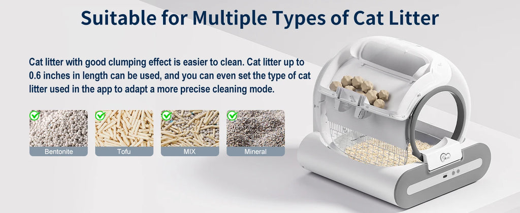 DOEL Self-Cleaning Cat Litter Box with App Control – Large Capacity, Multi-Cat Friendly