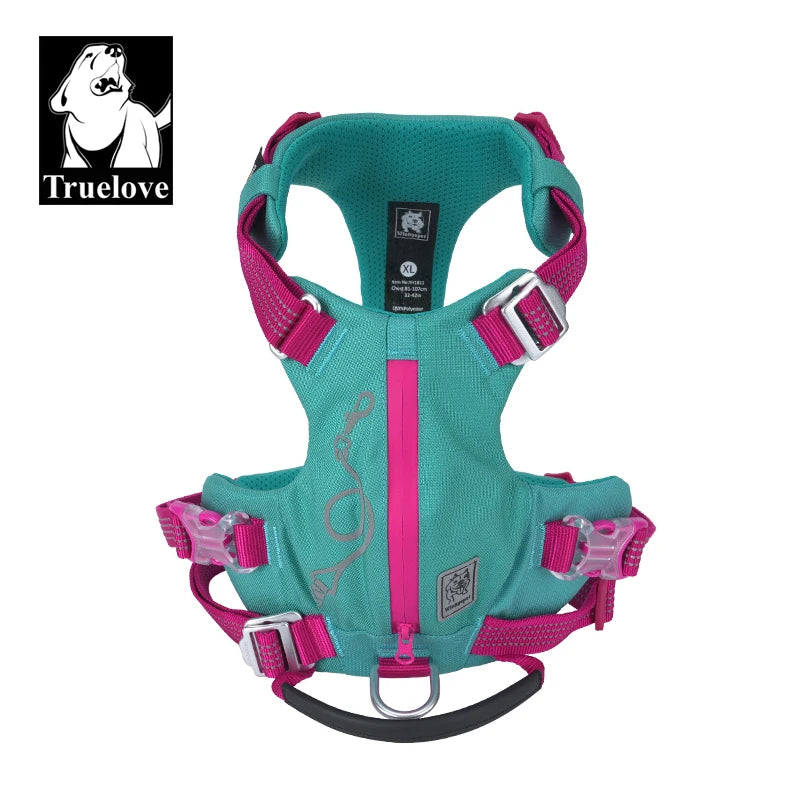 Escape-Proof Tactical Dog Harness with Storage Pocket – Adjustable Training & Outdoor Vest