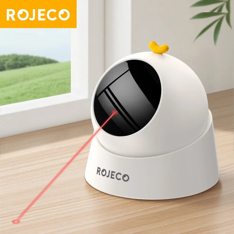 360° Automatic Laser Toy for Cats – Self-Moving Interactive Fun
