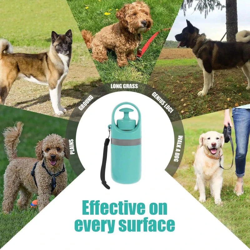 Hands-Free Portable Dog Pooper Scooper with Built-In Bag Dispenser – No-Touch Pet Waste Grabber for Outdoor Walks