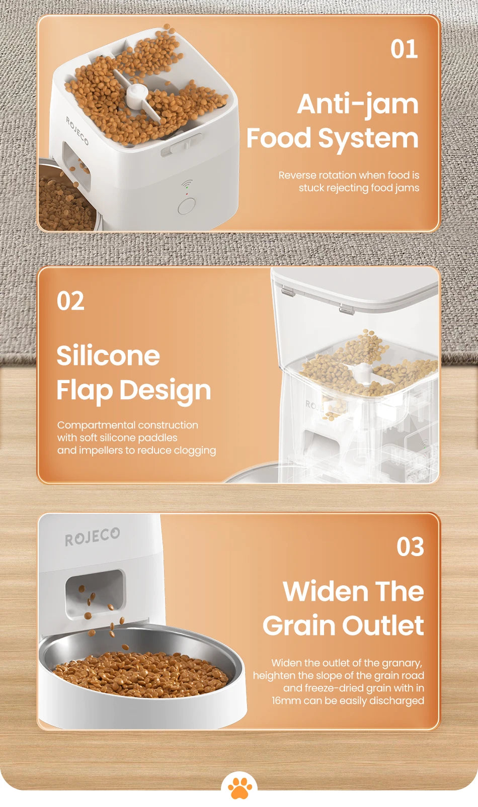 Smart Wi-Fi Automatic Pet Feeder – App-Controlled Dry Food Dispenser with Portion Control (2L Capacity)