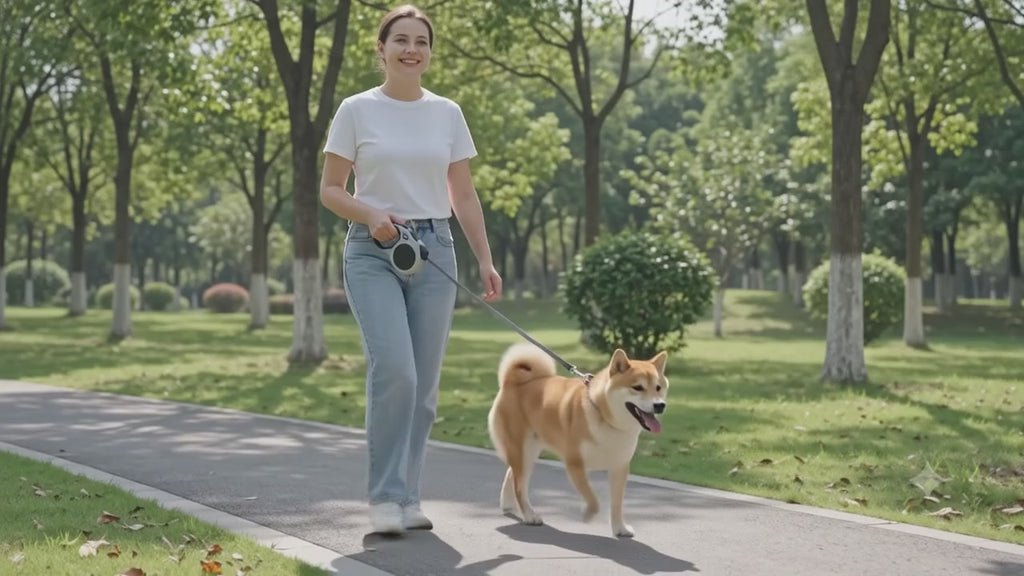 5 Meter Retractable Dog Leash for Small, Medium & Large Dogs